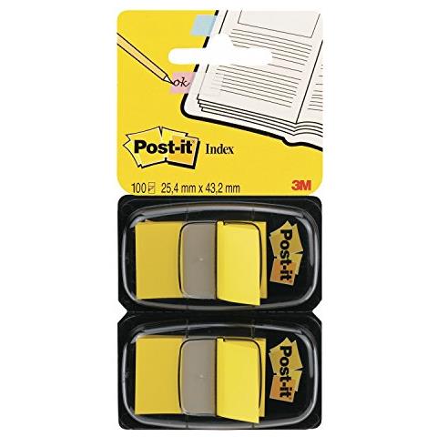 Index Dual Pack Segnapagina, Medium, 2 Pezzi, Giallo - Foto 3