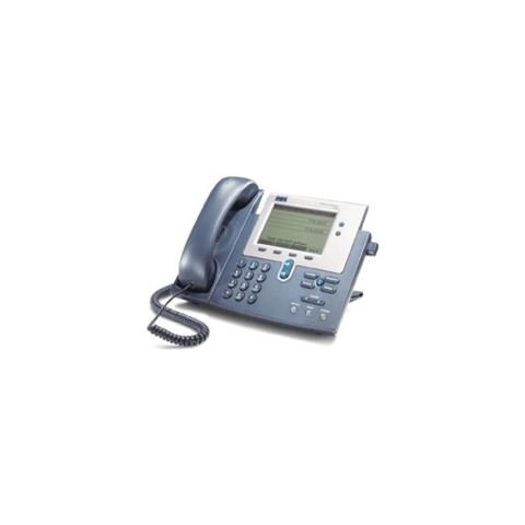 Telefono IP Cisco 7940G - 2 x Linea totale - VoIP - 1 x Station User License - 2 x Rete (RJ-45) - SCCP, MGCP, H. 323 Protocol (s) - Adattatore CA - Foto 2