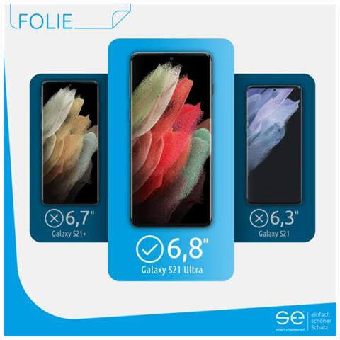 2x3d Screen Protector For Samsung Galaxy S21 Ultra Transparent (se0-f0101-0150-21-m)  - Foto 2