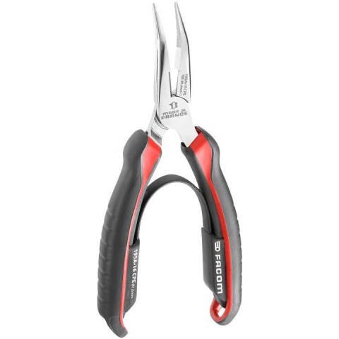 1/2 Pinza A Becchi Lunghi Tondi - 160mm - Naso Inclinato - 195a. 16cpe - Foto 1