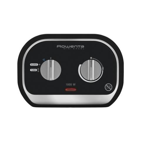 Mini Excel Interno Nero 1800 W Riscaldatore Ambiente Elettrico Con Ventilatore - Foto 2