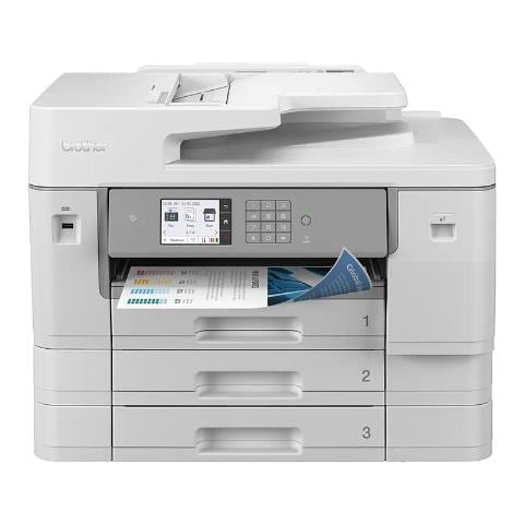 Stampante Multifunzione MFC-J6957DW Inkjet a Colori Stampa Copia Scansione Fax A3 21 ipm (B / N) 30 ipm (a Colori) Wi-Fi / Ethernet / USB - Foto 1