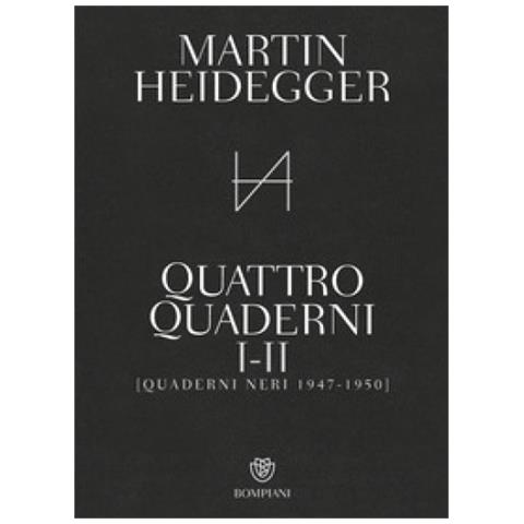 Martin Heidegger - Quattro Quaderni I E Ii. Quaderni Neri 1947-1950 - Foto 1