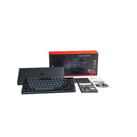 Rog Azoth Tastiera Usb + Rf Wireless + Bluetooth Qwerty Nero - Foto 2
