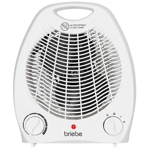 Briebe Ht1126 Termoventilatore Portatile Aria Calda / Fredda 2 Livelli Di Potenza, Termostato 2000w Bianco - Foto 1