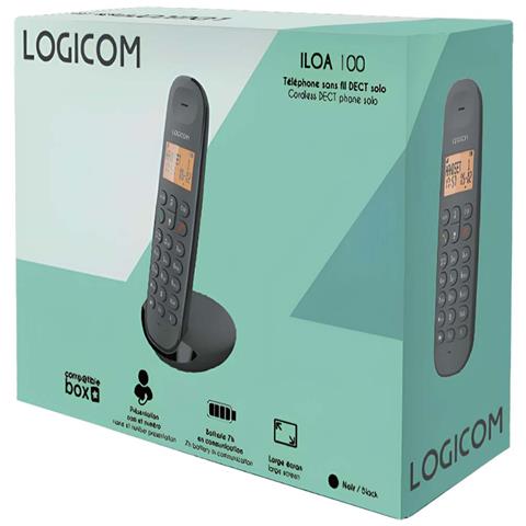 Telefono Cordless Vivavoce Iloa 155 Con Display Portata 300 M, Nero - Foto 10