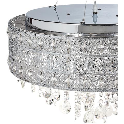 Lampadario Barbeira Cristallo Argento - Foto 2