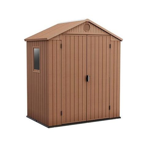 Casetta Cottage In Resina Da Giardino Con Struttura Resistente Doppio Strato Con Rinforzi Interni Darwin - Foto 1