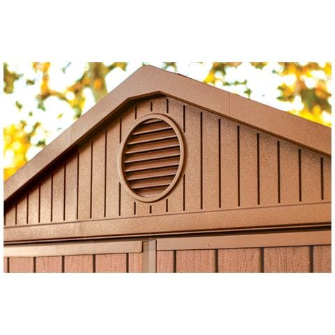 Casetta Cottage In Resina Da Giardino Con Struttura Resistente Doppio Strato Con Rinforzi Interni Darwin - Foto 8