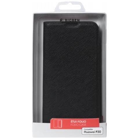 Custodia Protettiva Folio Per Huawei P30, Nero - Foto 5