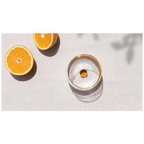 Bicchiere Borosilicato Bilia Tumbler Set 6 Pezzi Colore Giallo Oro - Foto 1