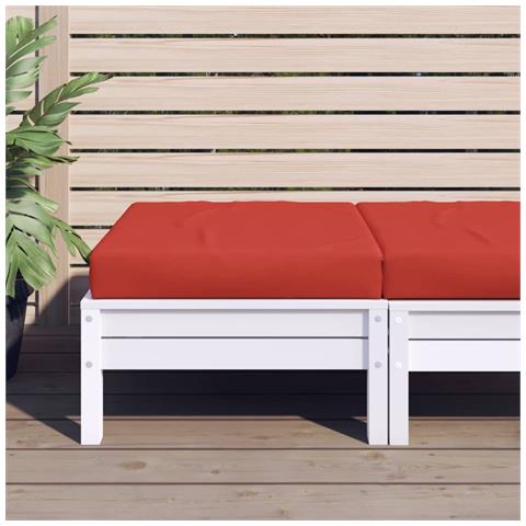 Cuscino Per Pallet Rosso 60x60x8 Cm In Tessuto Oxford - Foto 1
