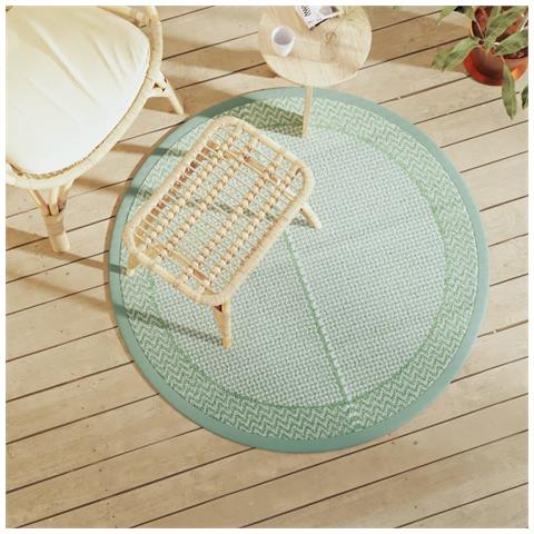 Tappeto Da Esterno Verde 120 Cm In Pp - Foto 1