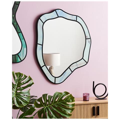 Specchio Liverdun 64 Cm 86 Cm Azzurro - Foto 1