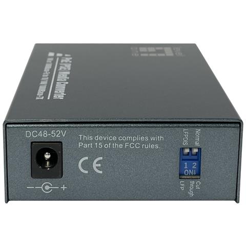 GVT-2013 convertitore multimediale di rete 1000 Mbit /s 850 nm Modalità multipla Grigio - Foto 2