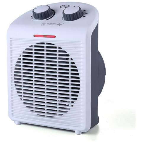 IC-HEAT001 stufetta elettrica Interno Bianco 2000 W Riscaldatore ambiente elettrico con ventilatore - Foto 1