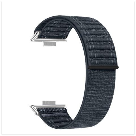 Cinturino In Nylon Con Motivo A Onde Per Huawei Watch Fit 4 Pro Blue - Foto 1
