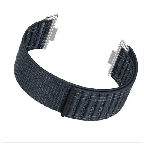 Cinturino In Nylon Con Motivo A Onde Per Huawei Watch Fit 4 Pro Blue - Foto 4