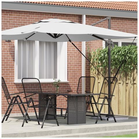 Ombrellone da Patio Sabbia Tessuto in poliestere 3m - Foto 2