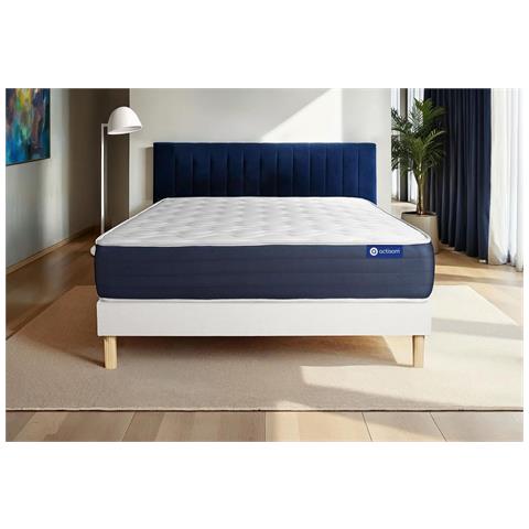 Kit Rete E Materasso Matrimoniale Actilatex Sleep 160x200cm - Spessore : 22cm - Lattice E Memory Foam - Bilanciato - - Foto 1