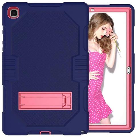 Custodia Per Samsung Galaxy Tab A7 10.4"" Armored Con Supporto Blu Navy - Foto 1