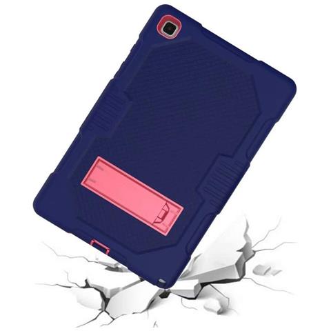 Custodia Per Samsung Galaxy Tab A7 10.4"" Armored Con Supporto Blu Navy - Foto 4