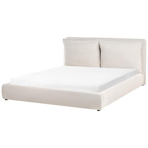 Letto Tessuto Bajonna 180 X 200 Cm Beige - Foto 2