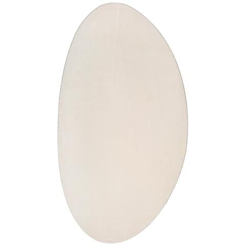 Tappeto 'HUARTE'a Pelo Corto Morbido e Lavabile Beige 80x150 cm - Foto 1