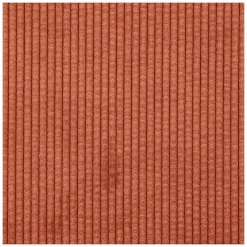 Cuscino per Schiena Rosso Arancio 140 x 50 cm Tessuto in Cords - Foto 9