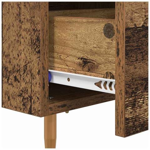 Armadio da Notte con cassetto Legno vecchio 40 x 35 x 47,5 cm - Foto 9