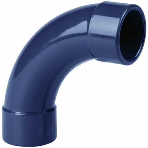 Curva Pvc 90 Gradi 50mm Pn16  Raccordo Affidabile Per Tubi - Foto 1