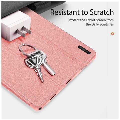 Cover per Galaxy Tab A9+ - Pelle /PU, Rosa - Foto 2