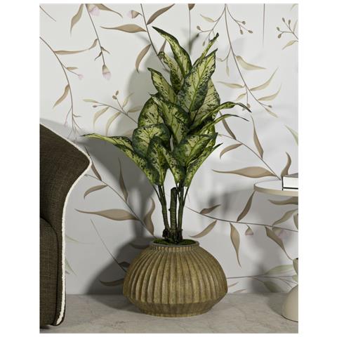 Vaso Breeze Largo In Magnesio Verde Anticato - Foto 6