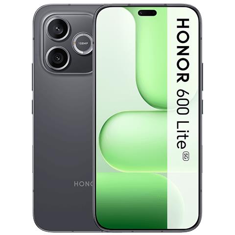 600 Lite 5G 256GB 8GB Ram Display 6.6" Amoled 120Hz Main Camera 108+5MP Selfie 16MP Dual nanoSim (eSim) MagicOS 10 Dimensity 7100 Elite 6250mAh Velvet Black - Foto 1