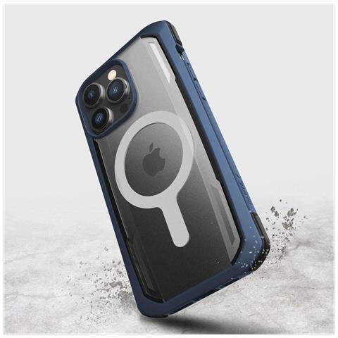 Raptic X-doria Custodia Saugus Per Iphone 14 Pro Con Copertura Rigida Magsafe, Blu - Foto 2
