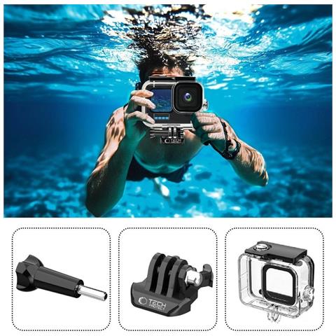 Custodia Impermeabile Trasparente Per Gopro Hero 9/10/11/12 - Foto 2