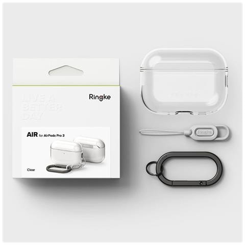 Custodia Trasparente Ringke Per Airpods Pro 3 - Foto 5