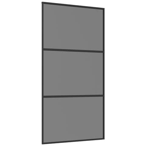 Porta scorrevole 102 x 205 cm Vetro Temperato e Alluminio - Foto 1
