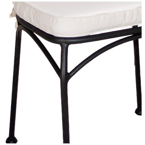 Sedia da giardino in ferro compreso di cuscino - Foto 2