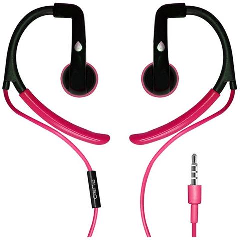 Auricolare Sport con Archetto Ergonomico + Microfono - Rosa - Foto 1