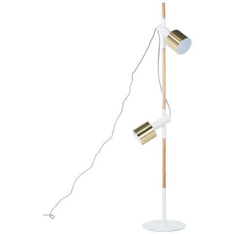 Lampada Da Pavimento In Metallo Bianco Owens - Foto 28
