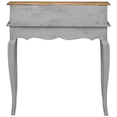 Scrivania in Legno Massello di Mogano 80x40x92 cm - Foto 9