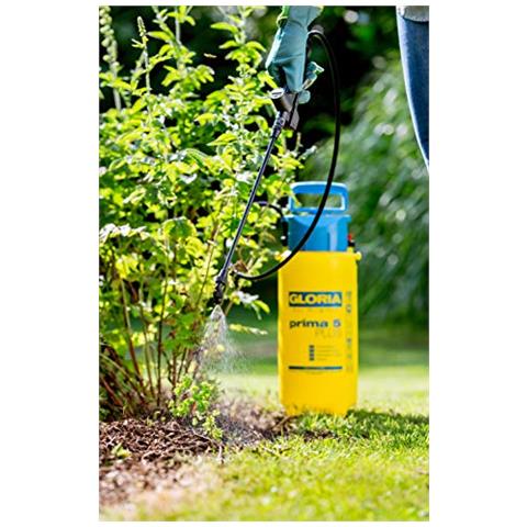 Gloria 106 Spruzzatore a pressione per Lapplicazione di Pesticidi Acidi e Acido acetico, Giallo, 5 Litri - Foto 2