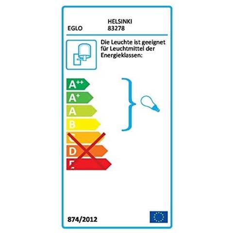 Eglo Helsinki Outdoor Wall Lighting Acciaio Inossidabile E27 15 W- - Foto 2