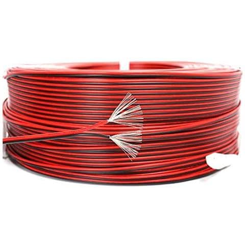 22awg 0.35mm Cavo Elettrico 2 Cavo Cavo Di Prolunga 100 Piedi 300v Stranded Stagnato Filo Di Rame Cc 12v 24v Per Il Led Strisce Luce Della Lampada Del Nastro - Foto 2