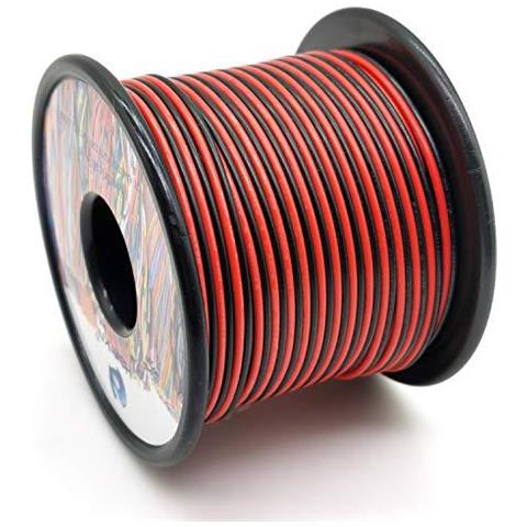 22awg 0.35mm Cavo Elettrico 2 Cavo Cavo Di Prolunga 100 Piedi 300v Stranded Stagnato Filo Di Rame Cc 12v 24v Per Il Led Strisce Luce Della Lampada Del Nastro - Foto 1