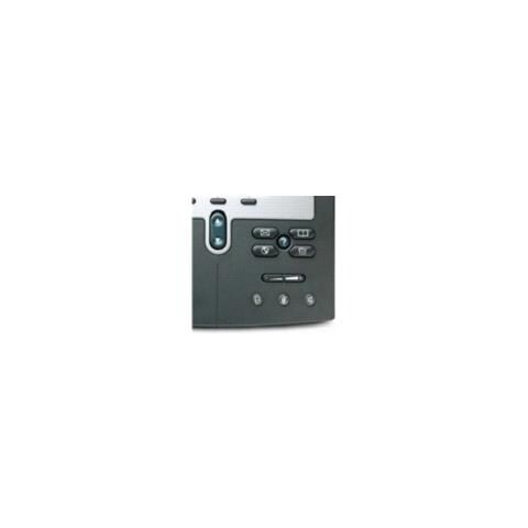 Telefono IP Cisco 7940G - Grigio scuro - 2 x Linea totale - VoIP - 2 x Rete (RJ-45) - Adattatore CA - Foto 1
