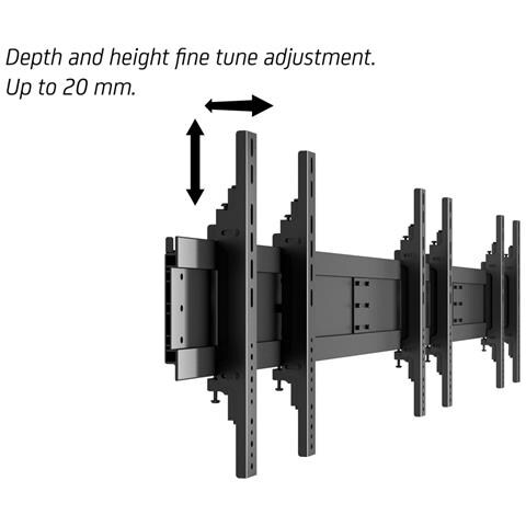 M Public 55" Portable flat panel floor stand Nero - Foto 20