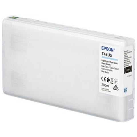 Cartuccia D'inchiostro T43U Compatibile con SureLab SL-D800 Colore Ciano Chiaro - Foto 1