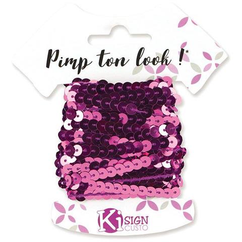 6 Nastri Glitter 6 M - Viola - Foto 1